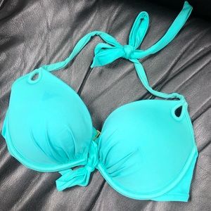 Victoria secret padded Bikini top 36C Mint Green